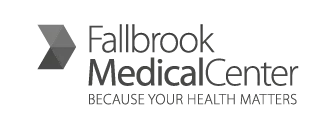 Logo fallbrook medical center gray
